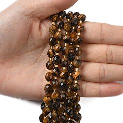 Natural Tiger Eye Beads Strands&nbsp;G-F809-A17-01