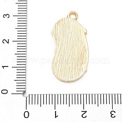 合金エナメルチャーム  キュウリのチャーム  ゴールドカラー  グリーン  27.5x13.5x1.5mm  穴：2mm&nbsp;AL-CBABBF0-04G