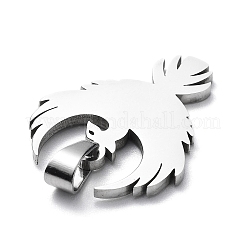 Non-Tarnish 304 Stainless Steel Pendants&nbsp;STAS-D036-13P