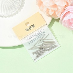 シーグレース真鍮ペンダント  バー  カドミウムフリー＆ニッケルフリー＆鉛フリー  プラチナメッキ  20x2x1mm  穴：0.9mm&nbsp;XGR0131P-140P