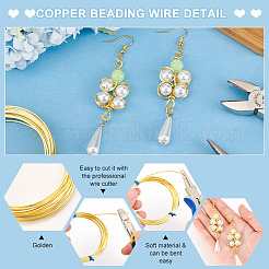 Brass Wire&nbsp;FIND-WH0116-24B-G