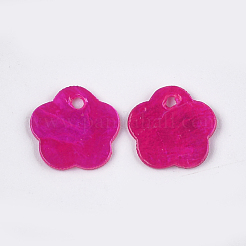 Spray Painted Capiz Shell Charms&nbsp;SSHEL-T006-08
