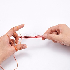 DIYジュエリーキット  アルミかぎ針編みの針とステッチホルダー付き  はさみ  プラスチックかぎ針編み行丸いステッチメーカーカウンター＆かぎ針編みロックステッチマーカーホルダー  鉄のタペストリー針とフェルトペンケース  ミックスカラー  150x3~11.5mm  ピン：2~8mm  12個/セット  1セット&nbsp;TOOL-GF0001-39