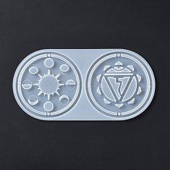 Meditation Yoga Pendants Cup Mat Silicone Molds&nbsp;DIY-B056-02C