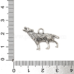 Alloy Howling Wolf Pendants&nbsp;EJ1753