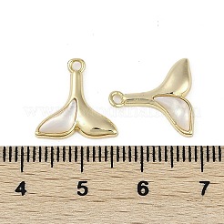 Brass Enamel Charms&nbsp;KK-Z078-10G
