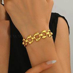 Hip Hop Iron Link Chain Bracelets for Women&nbsp;AU5416