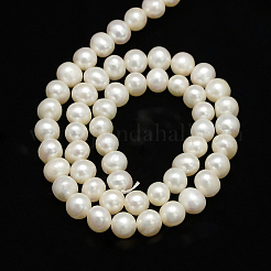 Natural Cultured Freshwater Pearl Beads Strands&nbsp;X-PEAR-L001-C-13