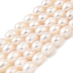 Natural Cultured Freshwater Pearl Beads Strands&nbsp;PEAR-I007-01F-06A