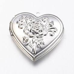 Brass Locket Pendants&nbsp;KK-N0116-009