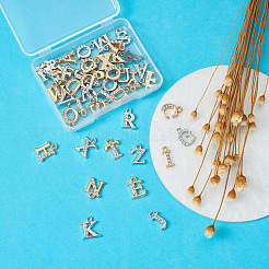 2 Sets 2 Colors Alloy Rhinestone Charms&nbsp;ALRI-FW0001-01