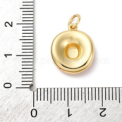 Brass Enamel Pendants&nbsp;KK-Q098-28G-C