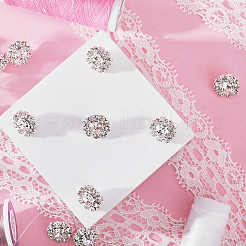 10Pcs Alloy Rhinestone Shank Button for Garment Accessories&nbsp;BUTT-GF0001-29