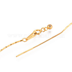 調節可能な925スターリングシルバーのスライダーバングル  ゴールドカラー  0.1cm  内径：2-1/2インチ（6.3cm）〜2-5/8インチ（6.8cm）&nbsp;STER-N016-52G
