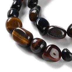 Natural Tiger Eye Beads Strands&nbsp;G-P497-01C-24