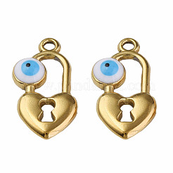 304 Stainless Steel Enamel Pendants&nbsp;STAS-N087-53-02G