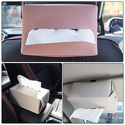 Imitation Leather Tissue Boxes for Car Seat Back&nbsp;AJEW-WH0347-14B