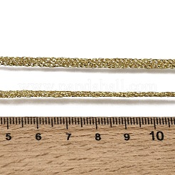 3.5MM Polyester Metallic Cord Braided Cord Necklace Making&nbsp;FB-CBAA152-01P-08