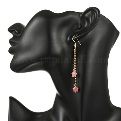 Star Natural & Synthetic Mixed Stones Earrings for Women&nbsp;EJEW-JE07130