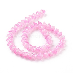 Transparent Glass Beads Strands&nbsp;LAMP-H061-01C-02