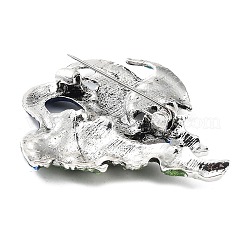 Dragon Rhinestone Brooches&nbsp;JEWB-K018-15AS
