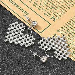 304 Stainless Steel Stud Earrings for Women&nbsp;EJEW-A119-21P