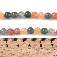 天然の天然翡翠ビーズ連売りを染めた  ラウンド  ミックスカラー  6mm  穴：1mm  約31個/連  7.48インチ（19cm）&nbsp;G-G021-02A-27
