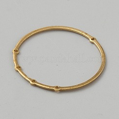 真鍮製のシャンデリアコンポーネントリンク  DIYサンキャッチャー用品  ライトゴールド  リング  33x32x1mm  穴：1mm&nbsp;LS-FIND-TAC0036-025KCG-02