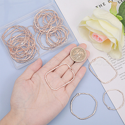 48Pcs 6 Styles Alloy Open Back Bezel Pendants&nbsp;FIND-CA0008-44