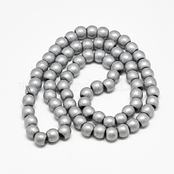 Electroplate Non-magnetic Synthetic Hematite Beads Strands&nbsp;G-Q486-87E