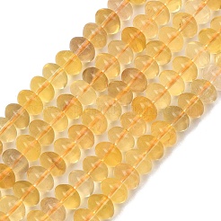 Natural Yellow Fluorite Beads Strands&nbsp;G-D103-B01-02