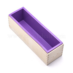 Rectangular Pine Wood Soap Molds Sets&nbsp;DIY-F057-04B
