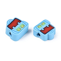 Back to School Handmade Polymer Clay Beads&nbsp;CLAY-Q253-19A