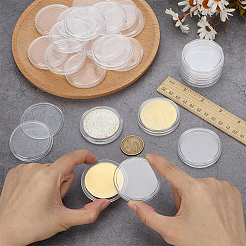24Pcs Acrylic Commemorative Coins Storage Box&nbsp;CON-FG0001-23