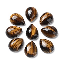 天然石タイガーアイペンダント  ティードロップチャーム  20~21x15~15.5x7.5~8mm  穴：0.7mm&nbsp;G-F757-C01