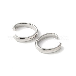 304ステンレススチールクイックリンクコネクター  オーバル  ステンレス鋼色  9x8x2mm  内径：5.5mm&nbsp;STAS-K194-36P-06