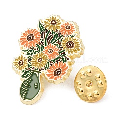 Sunflower Enamel Pins&nbsp;JEWB-I053-02G