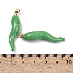 Handmade Lampwork with Brass Pendants&nbsp;KK-Q095-02A-02