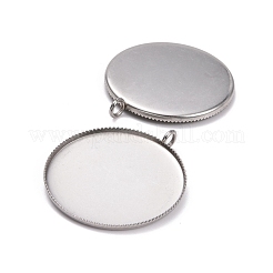 Non-Tarnish 304 Stainless Steel Lace Edge Bezel Cups&nbsp;STAS-I184-02B-P