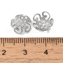 Non-Tarnish 304 Stainless Steel Bead Caps&nbsp;STAS-P363-07P