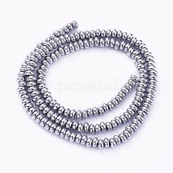 Non-magnetic Synthetic Hematite Beads Strands&nbsp;G-G826-02P-4mm