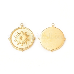 304 Stainless Steel Pendant Rhinestone Settings&nbsp;STAS-A075-02G