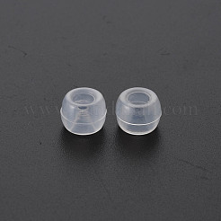 透明プラスチックビーズ  紫外線反応性ビーズ  バレル  透明  8x6mm  穴：3.5mm  約2600個/500g&nbsp;KY-N018-001-A01