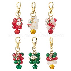 Christmas Glass Pendant Decorations&nbsp;HJEW-JM03734