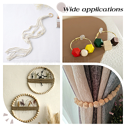 240Pcs 8 Styles Natural Unfinished Wood Beads&nbsp;WOOD-ME0001-13
