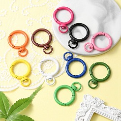 10Pcs Spray Painted Alloy Swivel Snap Hooks Clasps&nbsp;FIND-YW0001-60