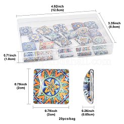 1 Bag Glass Cabochons&nbsp;GGLA-FS0001-19A