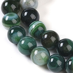 Natural Striped Agate/Banded Agate Beads Strands&nbsp;G-Z060-A01-A19