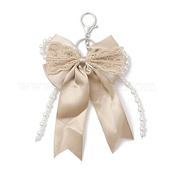 4Pcs 4 Colors Polyester Bowknot Pendant Keychains&nbsp;KEYC-JKC01424