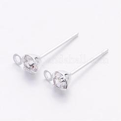 Brass Post Earring Findings&nbsp;X-EC592-S